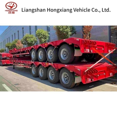 13t Achsel Air Suspension Gas Path Quick Connection Low-Bed Semi-Trailer voor Low-Bed