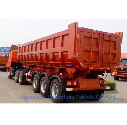 Truck Trailer 25 kubieke meter 30 ton Dump Semi-Trailer Hydraulische tipper Semi-Trailer