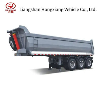 2240mm Tonne Steensand Grond Zelfdumping Achterste Kipper Dump Truck Trailer voor recycling