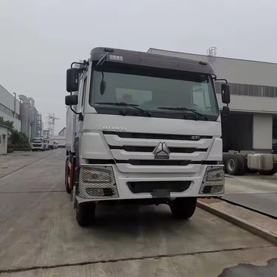 Buisloze banden Gebruikte dumptruck 371HP 10 Wheel HOWO Muck Truck voor zwaar vrachtwagensegment