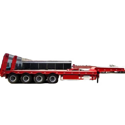 laagbed semi-trailers 40ft platbed dek container trailer platbed trailer tread 1820mm