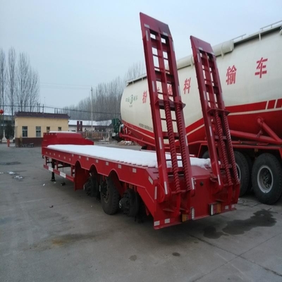 3 assen 80 ton Lifting Tipping Dump Tipper Semi Truck Trailer Zware lading Capaciteit