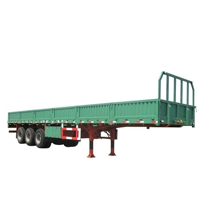 ABS antiblokkerend remsysteem 60 ton bulk cargo multifunctionele zijwandhalve aanhangwagen