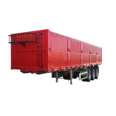 3-assige 60-100 ton gesloten oplegger voor ABS anti-vergrendelingssysteem en loopvlak 1820 mm