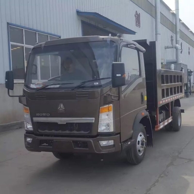 Gebruikte 371HP Sinotruck Dump Truck Zware Truck Buisloze banden Design 8 * 4 Linkshandige aandrijving