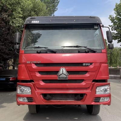 HOWO 8X4 375 Tipper 500 pk Tippergebruikte dumptruck met luchtophanging Bestuurder hoofdstoel