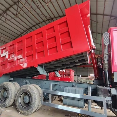 Verkoop 10 wielen gebruikte Sinotruck HOWO 6*4 371HP Dump Tipper Truck met een capaciteit van 10,2 ton