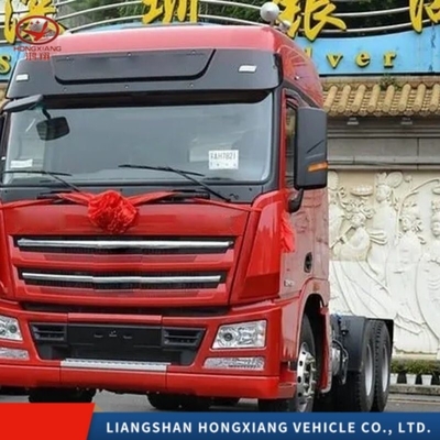 Aanpasbare gebruikte Sinotruk HOWO Traktor Truck 371HP 420 met air suspension bestuurdersstoel