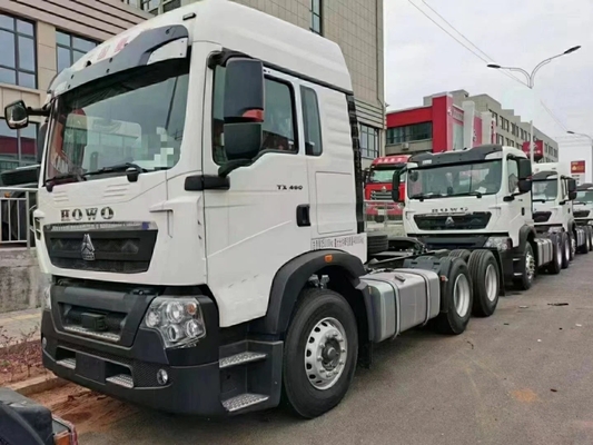 10 banden 6*4 HOWO 371HP 375HP trekker voor 5001-10000 kg bruto voertuiggewicht