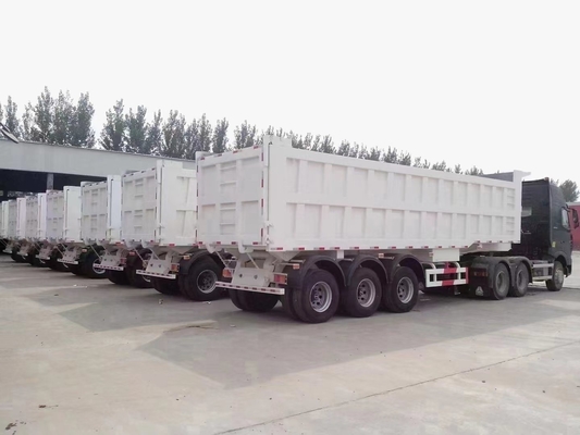 1 jaar naverkoopservice door de klant nodig voor zware achterste dump half-trailer