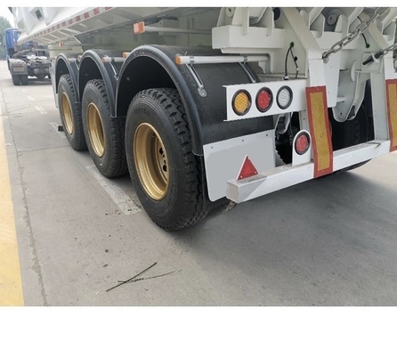 40-80 ton 3-assige U-type dumptruck Halve aanhangwagen met ABS anti-blokkering remstelsel