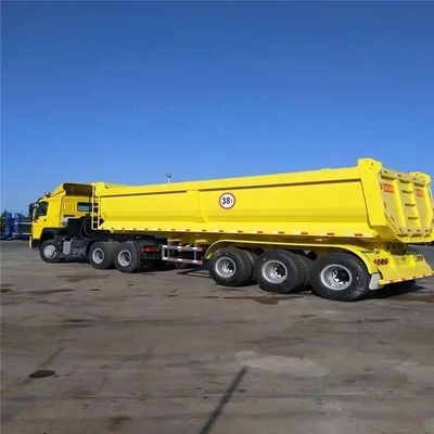 Custom 3-Axle Dump Truck Trailer met en 40-150 ton capaciteit door de klant behoeften