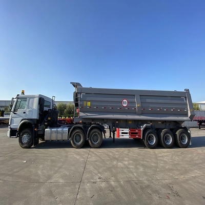 Custom 3-Axle Dump Truck Trailer met en 40-150 ton capaciteit door de klant behoeften