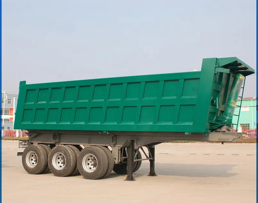 3-assige 40-100 ton achterste dumptruck achterste punt half-trailer voor geavanceerde technologie
