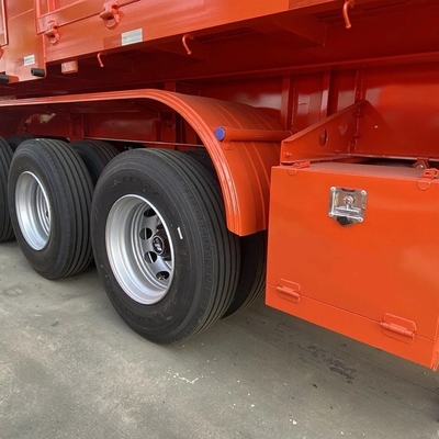 3-assige tractor dump truck steenkool half-trailer 50-80 ton voor de behoeften van de klant