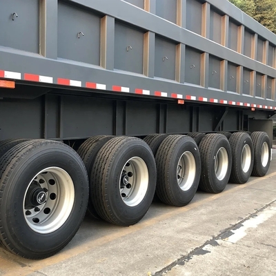 Zelfdompende 6-assige dumptrailer dumptruck transport half-trailer voor zware ladingen