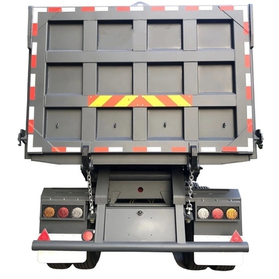 Zelfdompende 6-assige dumptrailer dumptruck transport half-trailer voor zware ladingen