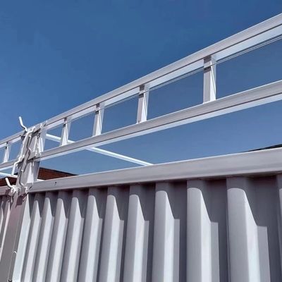 Direct verkoopt ABS anti-blokkering remsysteem staal 3-assige zijkant platte half-trailer