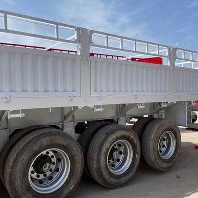 Direct verkoopt ABS anti-blokkering remsysteem staal 3-assige zijkant platte half-trailer