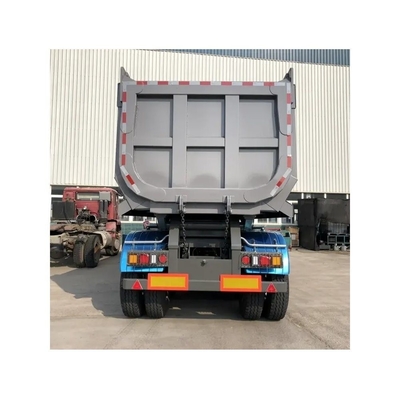 Truck Trailer U-vorm Hydraulische cilinder Achterkant Side Dump Tipping Tipper Truck voor het mijnen van Rock Sand Ore