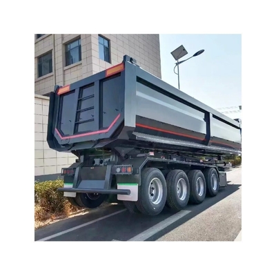 25cbm 32cbm U-vormige achterste punt-kopper dumper dumper half vrachtwagen aanhanger voor zwaar werk