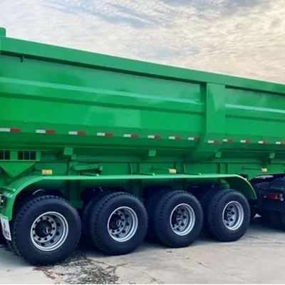 25cbm 32cbm U-vormige achterste punt-kopper dumper dumper half vrachtwagen aanhanger voor zwaar werk
