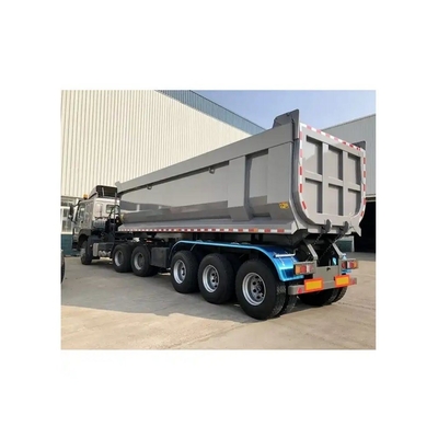 25cbm 32cbm U-vormige achterste punt-kopper dumper dumper half vrachtwagen aanhanger voor zwaar werk