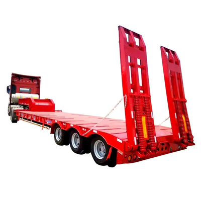 1 jaar naverkoopservice zware 3-assige 13-meter lage-bed half-trailer aanpasbaar