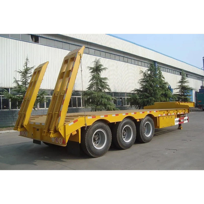 1 jaar naverkoopservice zware 3-assige 13-meter lage-bed half-trailer aanpasbaar
