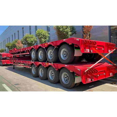 1 jaar naverkoopservice zware 3-assige 13-meter lage-bed half-trailer aanpasbaar