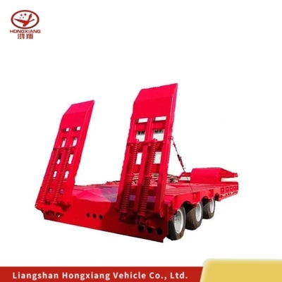 60 Tons Gooseneck Drop Deck Semi-trailer / Low Bed Trailer met Consult Customer Service