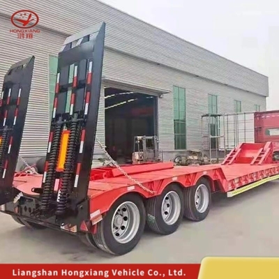 40 ton 3 assen 4 assen Lowboy Semi-trailer met hoge laadcapaciteit en duurzaamheid