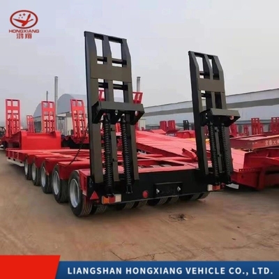 13500X3000X1550 mm 3 as zware vracht aanhangwagens laag bed half-aanhangwagens beste keuze
