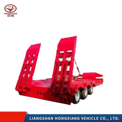 3 Assen 20FT 40FT 60 Tonnen laagbed Semi-trailer Truck Niet zelfdumping en 2240mm loopvlak