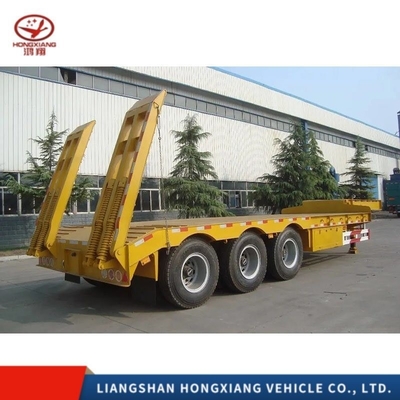Flatbed Semi-trailer Steel Plate Suspension/Air Suspension 60t 80t 100t 120t Aanpassing