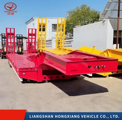 13500X3000X1550 mm Transporttrailer met lage lading met ABS-remstelsel tegen vergrendeling