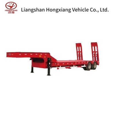 Hydraulische uitbreidbare laagbelader zware graafmachine transport stap drop dek 4 assen
