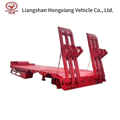 Hydraulische uitbreidbare laagbelader zware graafmachine transport stap drop dek 4 assen