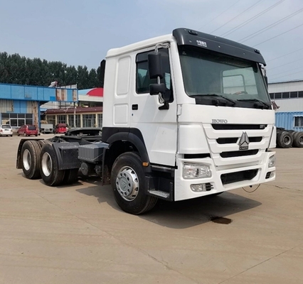 Gebruikte HOWO 6X4 371HP 375 Truck Tractor Head met 8,2 ton laadvermogen en prestaties