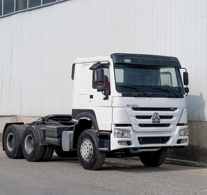 Gebruikte HOWO 6X4 371HP 375 Truck Tractor Head met 8,2 ton laadvermogen en prestaties