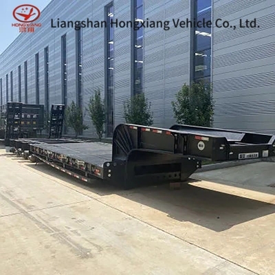 13t Achsel Air Suspension Gas Path Quick Connection Low-Bed Semi-Trailer voor Low-Bed