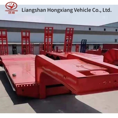 13t Achsel Air Suspension Gas Path Quick Connection Low-Bed Semi-Trailer voor Low-Bed