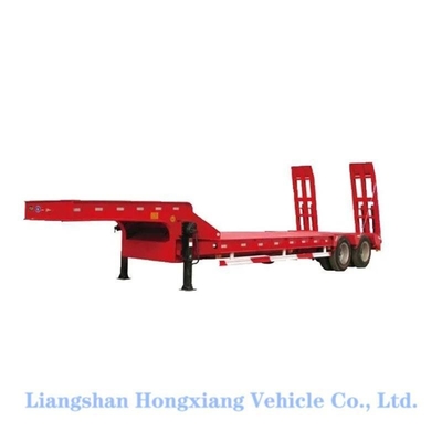 Flatbed Container Gooseneck Excavator Transport Semi-trailer Trucks 100ton Lowbed Truck Trailers