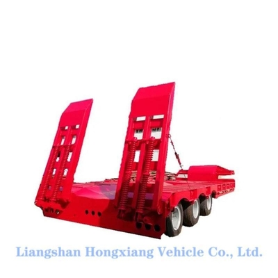 Aanpassing 3 as laag bed half-trailer laag platbed zwaar materieel drager gemaakt