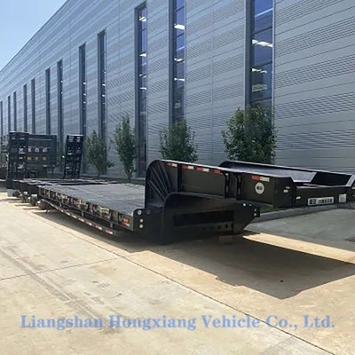 Tweesnelheid Landing Leg Semi-trailer Made in Dust Tank Prime Mover als Truck Warehouse