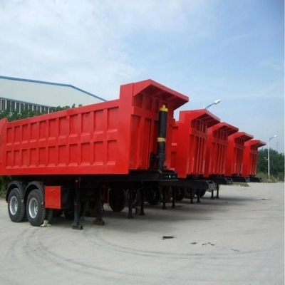 Hoofdbalk 500 mm Hoogte Q345b Tipping Trailer voor 50T 60T 80T bij de klant behoeften