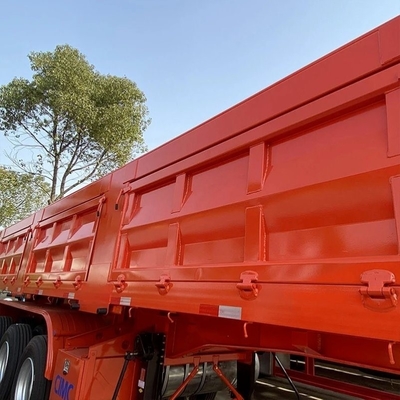 Hoofdbalk 500 mm Hoogte Q345b Tipping Trailer voor 50T 60T 80T bij de klant behoeften