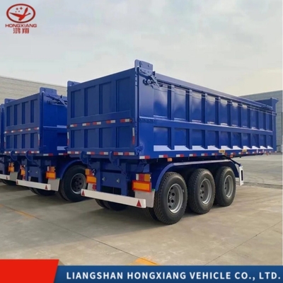 50tons Semi-trailer U-type dumptrailers voor stenen en zand volgens de behoeften van de klant
