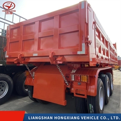 3 assen 40 kubieke meter ophangwagen achterste dumper halve aanhangwagens ophangwagen platbed