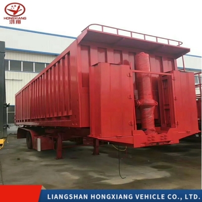 3 assen 40 kubieke meter ophangwagen achterste dumper halve aanhangwagens ophangwagen platbed
